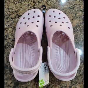 Crocs Adults Womens Men’s Classic Cayman Lightweight Pink Clogs Shoes New W11 M9
